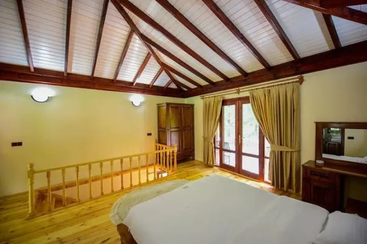 Suite Bungalow, Dağ Manzaralı, Şömineli ve Balkonlu